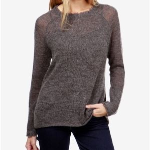 Lucky brand rayne frayed sweater